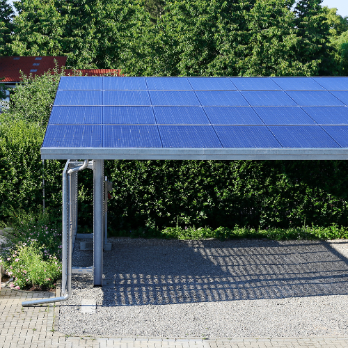 carport en panneaux solaires